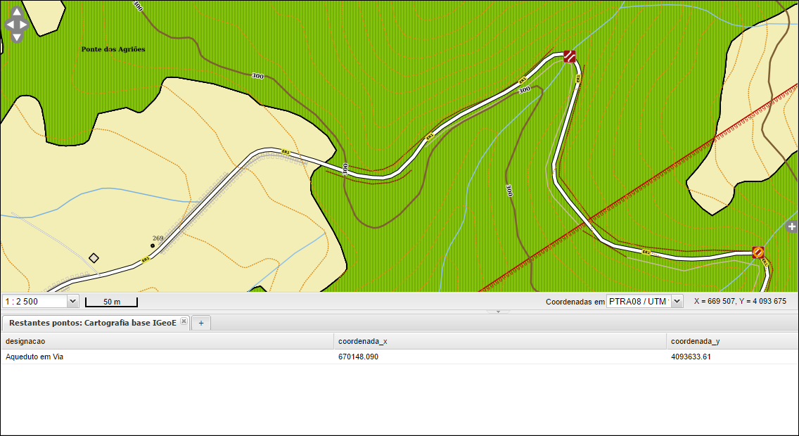 Atributos Entidade Selecionada